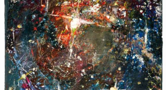 Johanna Freise  Alles ist galaktisch gut! GALAKTISCHE REFLEXION 2016 Öl Ajona Lack auf Leinwand 30 x 24 cm Fre/M 160001