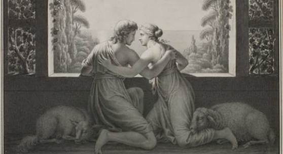   Johann Heinrich Lips (1758–1817) Die Nacht, Ausschnitt, um 1793–1799, Feder in Schwarz, © Contemporary Editions Ltd, London