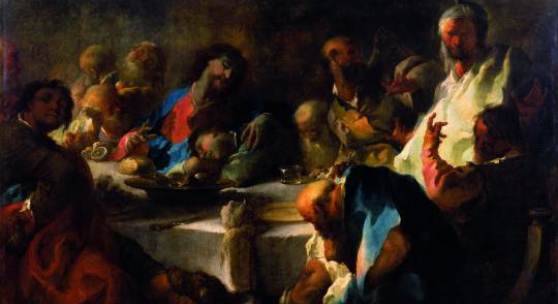 Anton Maulbertsch (1724 – 1796), Das letzte Abendmahl, Öl/Leinwand, 134,5 x 222,5 cm, Inv. Nr. 233, Aufnahme: Ulrich Ghezzi, Oberalm