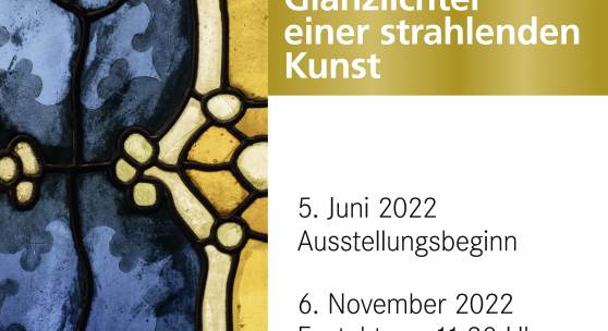 Plakat: 25 Jahre Deutsches Glasmalerei-Museum