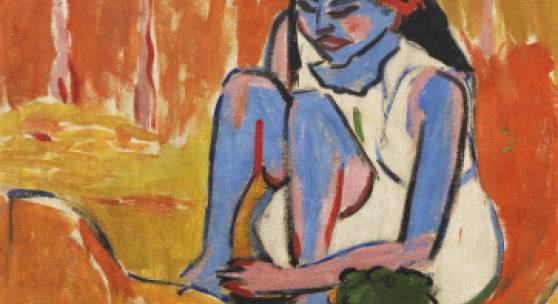 Ernst Ludwig Kirchner – Das blaue Mädchen in der Sonne Öl auf Leinwand, 1910 82,5 x 92,5 cm Schätzpreis: € 2.000.000 – 3.000.000