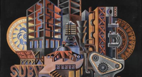 Fortunato Depero, The New Babel, 1930, Tempera auf Karton © VG Bild-Kunst, Bonn 2023, Foto: MART - Archivio fotografico e Mediateca