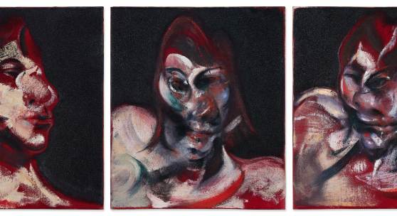 Francis Bacon, Three Studies for Portrait of Henrietta Moraes, 1963