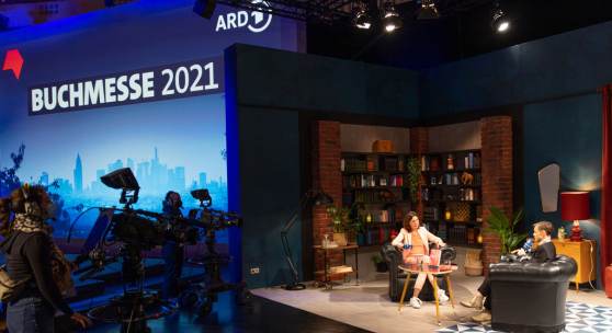 Antje Ravic Strubel ARD Fernsehbühne 2021 (c) Niklas Görke Copyrigh Frankfurter Buchmesse