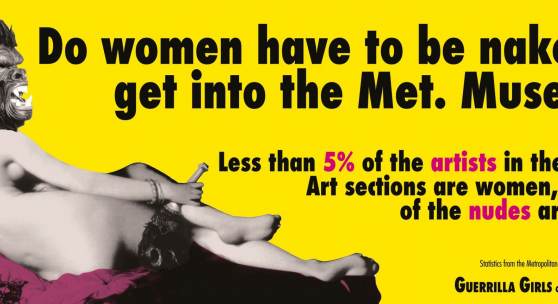 Bildnachweis: Guerrilla Girls, Do Women Have To Be Naked To Get Into The Met.Museum?, 1989, © Guerrilla Girls, courtesy guerrillagirls.com  Gestaltung: Fons Hickmann m23