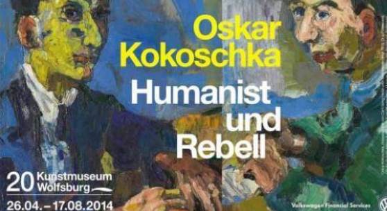 Plakat: Oskar Kokoschka Humanist und Rebell