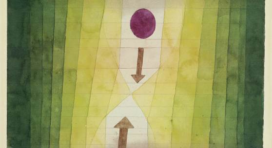  Paul Klee, Vor dem Blitz, 1923, 150  Aquarell und Bleistift auf Papier, 28 x 31,5 cm Fondation Beyeler, Riehen/Basel, Sammlung Beyeler Foto: Peter Schibli 