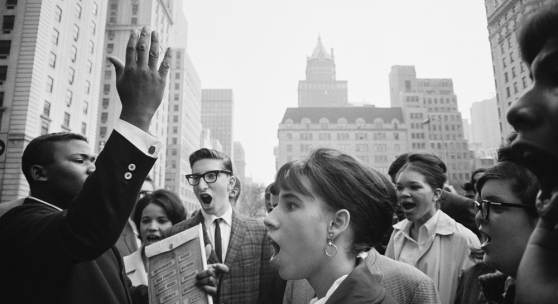 Demonstration gegen den Vietnamkrieg, New York, 1964 © Hiroji Kubota/Magnum Photos