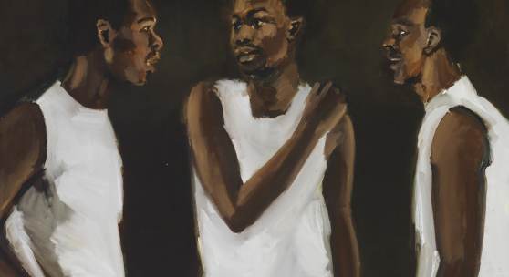 Lynette Yiadom-Boakye Profit From A Prologue, 2015 Oil on canvas 200 x 130 cm, Courtesy: Corvi-Mora, London and Jack Shainman Gallery, New York
