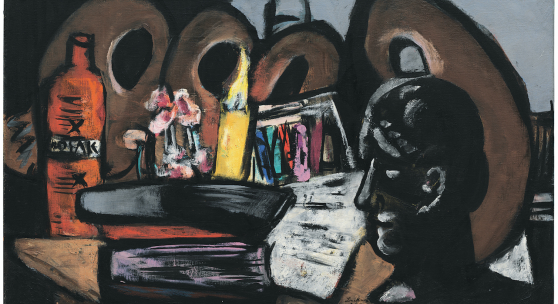 Max Beckmann, Stilleben mit Paletten, 1944, Hilti Art Foundation