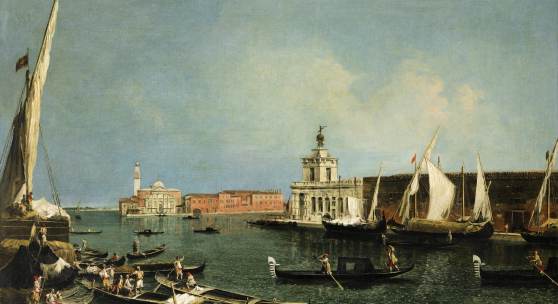 Michele Marieschi, La Punta della Dogana e san Giorgio Maggiore, 1739-40