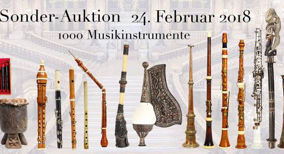 24. Februar 2018 - Sonder-Auktion Musikinstrumente