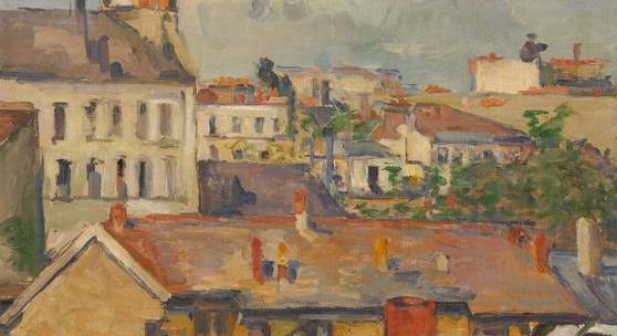 Paul Cézanne | Die Dächer, 1876/77 | Dauerleihgabe an Hahnloser/Jaeggli Stiftung, Villa Flora, Winterthur Foto: Reto Pedrini, Zürich