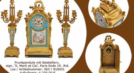 Auktion am 7. Februar 2015 mit Schmuck, Bernstein, Uhren, Porzellan & mehr