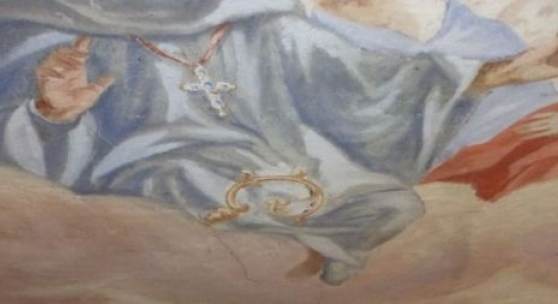 Deckengemälde von Franz Anton Dick (1724 - 1785)  St. Josefskapelle in Isny * Foto: Liane Menz Isny im Allgaeu
