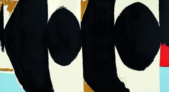 Robert Motherwell Elegy to the Spanish Republic No. 103, 1965 Öl auf Leinwand 182,9 x 243,8 cm Museo Nacional Centro de Arte Reina Sof.a, Madrid © Copyright 2023 Dedalus Foundation, Inc./Licensed by Artists Rights Society (ARS), NY