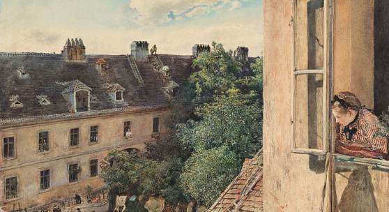 Rudolf von Alt | Blick in die Alservorstadt, 1872 | ALBERTINA, Wien 