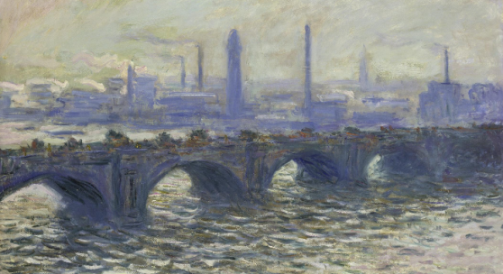 Claude Monet (1840–1926) Die Waterloo-Brücke, 1902 Öl auf Leinwand, 65 x 100 cm © Hamburger Kunsthalle / bpk Foto: Elke Walford