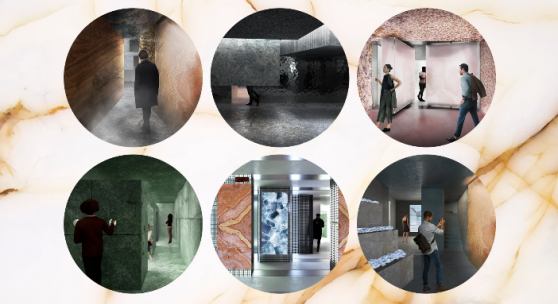 Renders of the basement spaces by OMA