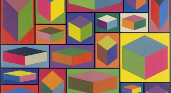 Sol LeWitt (1928-2007), Distorted Cubes B, (Verzerrte Kuben), 2001