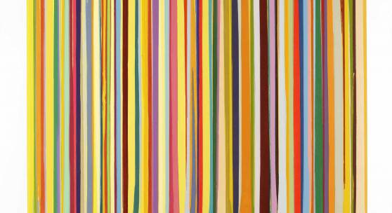 Ian Davenport /  Colour Explosion /  Ian Davenport: Summer, from: The Four Seasons 2019 Radierung / 115 x 113 cm / Auflage 30