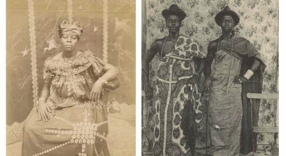Ohne Titel, FotografIn unbekannt, Ghana oder Elfenbeinküste, um 1900, Albuminabzug, Museum Rietberg, Sammlung Christraud M. Geary. 