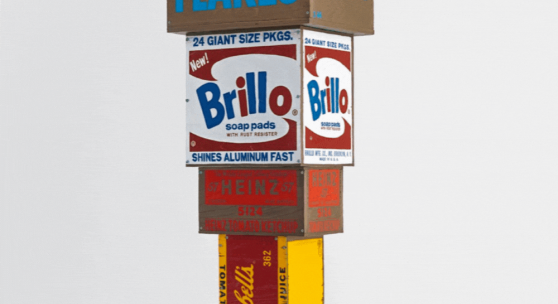 Tom Sachs, Figurative Tower, 2021. Synthetic polymer on bronze. 191.1 x 53.3 x 53.3 cm (75.24 x 20.98 x 20.98 in)