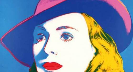Andy Warhol, „Ingrid Bergman with Hat“, 1983, Siebdruck auf Lenox Museum Karton, 96,5 x 96,5 cm, Edition 250 © The Estate and Foundation of Andy Warhol/VBK, Wien, 2011  Foto: Gerald Hartinger Fine Arts