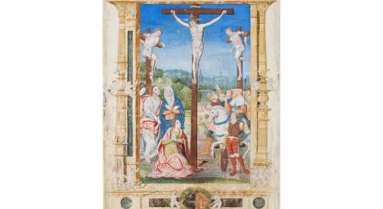 Meister von Ango, Großformatige Kreuzigungsszene, Rouen, 1520 | Auctionata