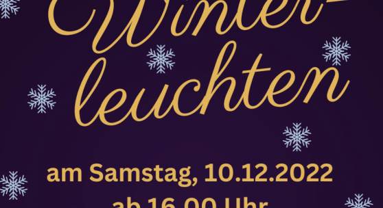 Plakat Winterleuchten