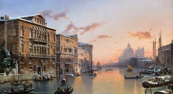 Lot 1536 Friedrich Nerly (1807 – 1878) Ansicht des Canal Grande an einem sonnigen Wintertag Öl auf Leinwand, 64 x 103 cm Schätzpreis: € 180.000 – 200.000,-