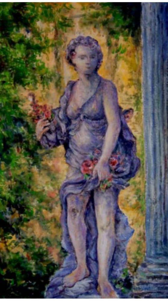 Figur im Park Sanssouci, 2010