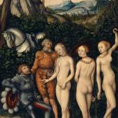 Das Urteil des Paris Künstler, Beteiligte: Lucas Cranach d. Ä. (1472–1553), Creditline: Kunstmuseum Basel, Schenkung Martha und Robert von Hirsch, Basel, 1977 Photocredit: Kunstmuseum Basel, Martin P. Bühler