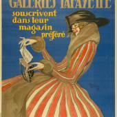 / Jean-Gabriel Domerque, Die Kunden der Galeries Lafayette zeichnen Staatsanleihen im Kaufhaus ihrer Wahl, Plakat, 1919, Lithografie © MKG Hamburg / VG Bild-Kunst, Bonn 2020