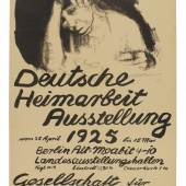 Käthe Kollwitz, Plakat Heimarbeit 1925, Kreide- und Pinsellithographie, Kn 217, Käthe Kollwitz Museum Köln