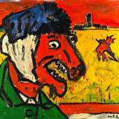 Otto Muehl (*1925) Van Gogh als Ziege, 1984 Öl auf Leinwand 130 x 140 cm
Privatbesitz © VBK Wien, 2010 