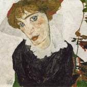 Egon Schiele (1890-1918)
Bildnis Wally Neuzil, 1912
Öl auf Holz
32,7 x 39,8 cm
Leopold Museum Wien, Inv. 453