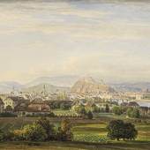 ENDER, Thomas 1793 – 1875 Ansicht der Stadt Graz von Süden nach 1830  	  Auktion 61 28. Mai 2015 Auktionsergebnis (Zuschlag) € 23.000