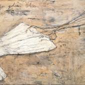 Anselm	   Kiefer	    Das	   goldene	   Vlies,	   1997	    Öl,	   Schellack,	   Acrylfarbe,	   Emulsion	   und	   Blattgold	   auf	   Leinwand	    Werk:	   ©	   Anselm	   Kiefer	   