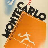 Raymond Gid, Monte Carlo Country Club, Plakat, 1932, Lithografie © MKG Hamburg