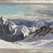 Kunsthandel Michael Vogt, Stand 14 - Edward Harrison Compton   (1881 Feldafing – 1960 ebenda) Zugspitzplatt, um 1915 Öl auf Leinwand, 78 cm x 125 cm