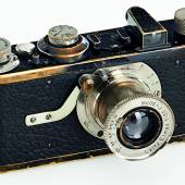 01 – Los 7 Leica I Mod. A Elmax, Jahr: 1925 Seriennummer:412 € 10.000 / € 20.000-24.000