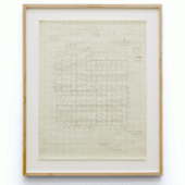 Hanne Darboven, Perforation, Konstruktion, 1966–1967, © Simon Veres, Bildrecht, Wien 2015, Courtesy Galerie Crone