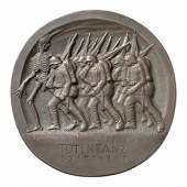  Ludwig Gies, Totentanz, 1917 Vorderseite. Bronze, 121 mm  © Staatliche Museen zu Berlin, Münzkabinett / Reinhard Saczewski