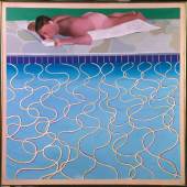David Hockney Sunbather, 1966 Acryl auf Leinwand / Acrylic on canvas 183 × 183 cm Museum Ludwig, Köln/Cologne (Schenkung Ludwig / donation from the Ludwig Collection) seit / since 1976