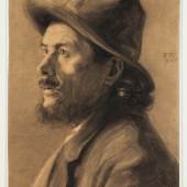 Egon Schiele Portrait eines Mannes (1907) (c) Sammlung der Stadt Tulln