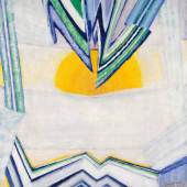 František Kupka Der gelbe Fleck, 1918  81.5 x 65 x 2 cm Öl auf Leinwand mumok - Museum moderner Kunst Stiftung Ludwig Wien, Leihgabe der Österreichischen Ludwig-Stiftung, seit 1981 © Bildrecht, Wien 2025