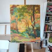 Verena Fuchs Das Gefühl von Sonne     Größe: 80x100cm Acryl auf Leinwand