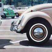 Don Eddy O.T. (Volkswagen), 1971  125.3 x 168.5 x 5 cm Acryl auf Leinwand  mumok - Museum moderner Kunst Stiftung Ludwig Wien, Leihgabe der Österreichischen Ludwig-Stiftung, seit 1991 © Don Eddy