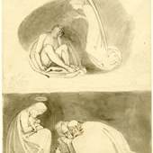 John Flaxman Anbetung der Könige / Adoration of the Magi, ca. 1792-1794 Pinselzeichnung, grau laviert / brush drawing in grey wash, 27,2 x 47,2 cm
British Museum, London © The Trustees of the British Museum